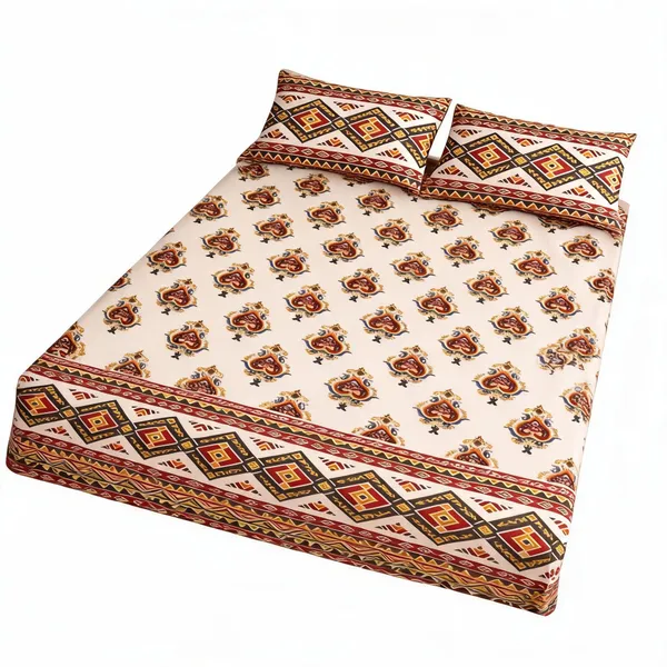 Brown_Premium_Cotton_Bedsheets_With_Pillow_Covers