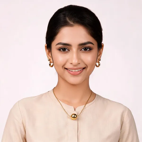 Gold_Stainless_Steel_Sphere_Pendant_Necklace_Earrings_Set_For_Women