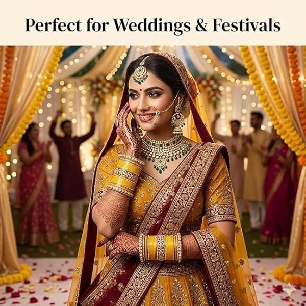 Yellow_Silver_Plastic_Metal_Kundan_Embellished_Bridal_Chooda_Set_For_Women