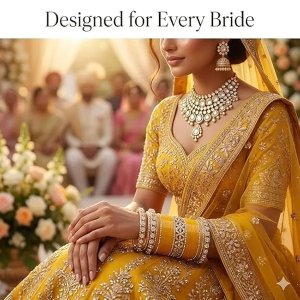 Yellow_Silver_Plastic_Metal_Kundan_Embellished_Bridal_Chooda_Set_For_Women