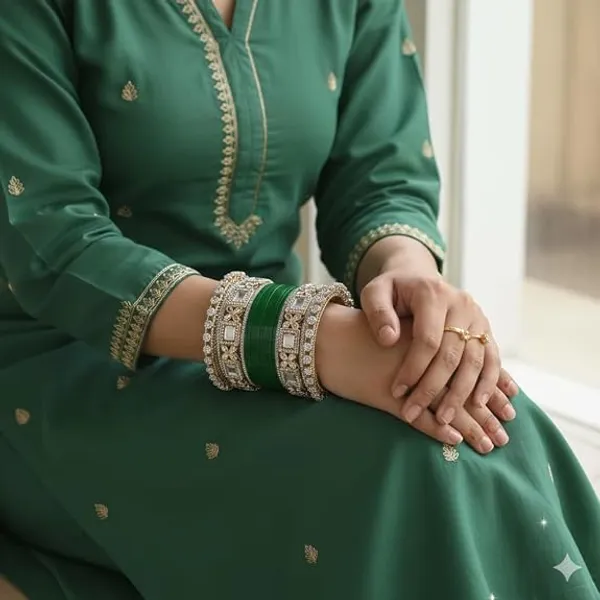 Green_Silver_Plastic_Metal_Kundan_Embellished_Bridal_Chooda_Set_For_Women