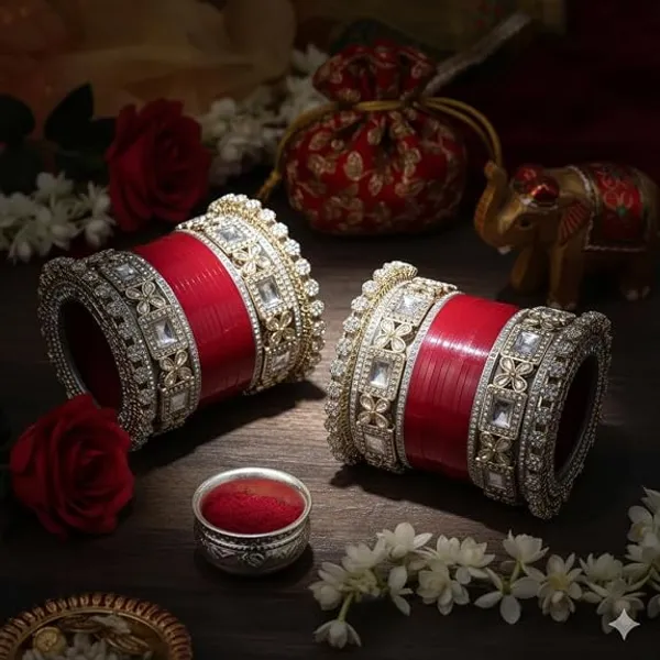 Red_Silver_Plastic_Metal_Kundan_Embellished_Bridal_Chooda_Set_For_Women