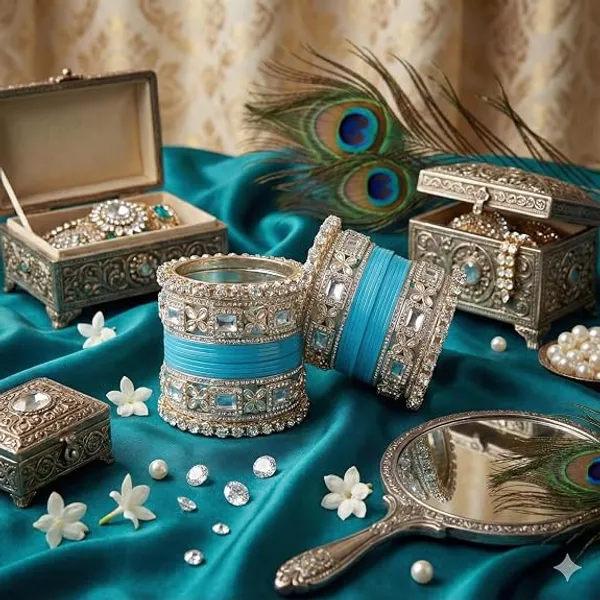 Blue_Silver_Plastic_Metal_Kundan_Embellished_Bridal_Chooda_Set_For_Women