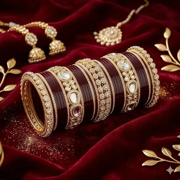 Maroon_Plastic_American_Diamond_Bridal_Chuda_Bangle_Set_For_Women