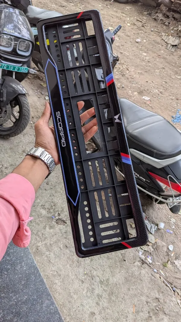 Black_Plastic_Motorcycle_Number_Plate_Frame_Set_Of_2
