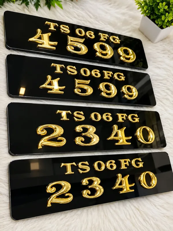Black_And_Gold_Acrylic_Raised_Number_Plate_Set_Set_Of_2