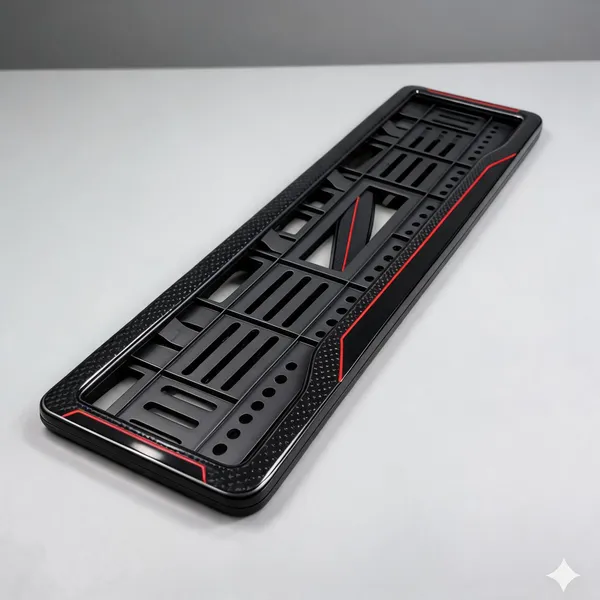 Black_And_Red_Plastic_Car_Number_Plate_Frame_Set_Of_2