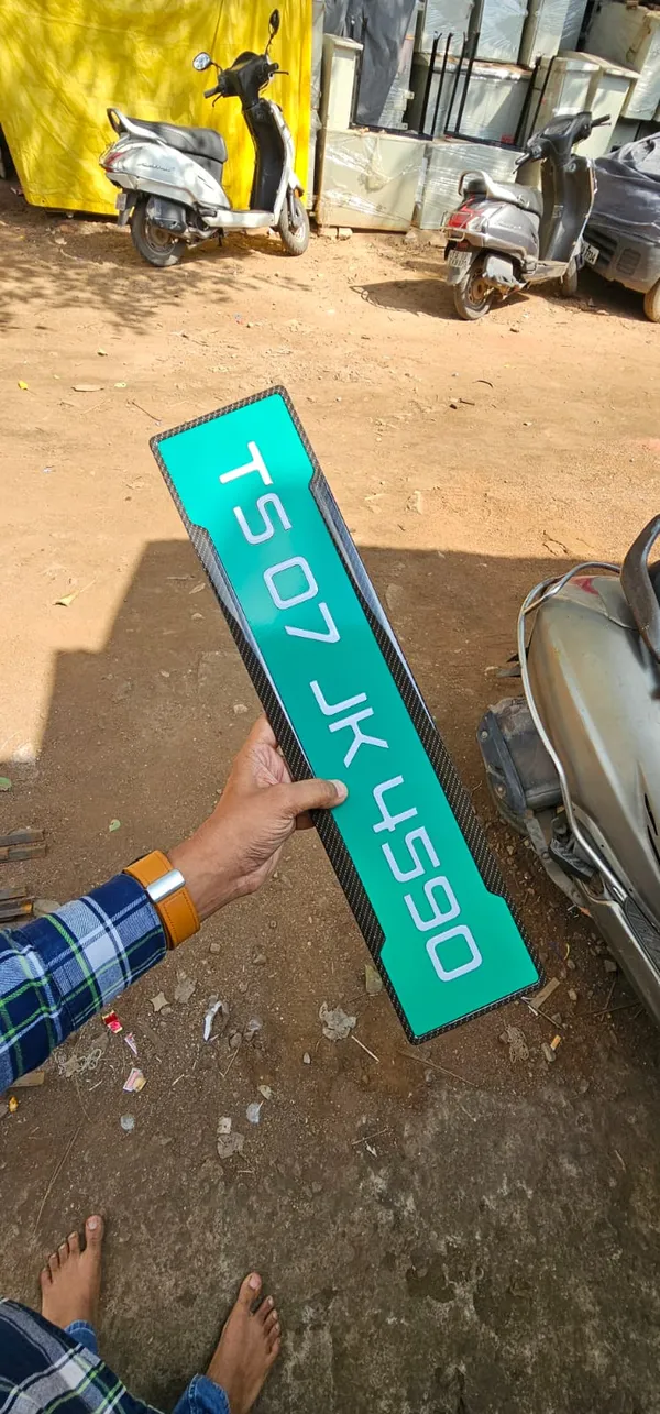 Green_Acrylic_Vehicle_Number_Plate_Set_Of_2