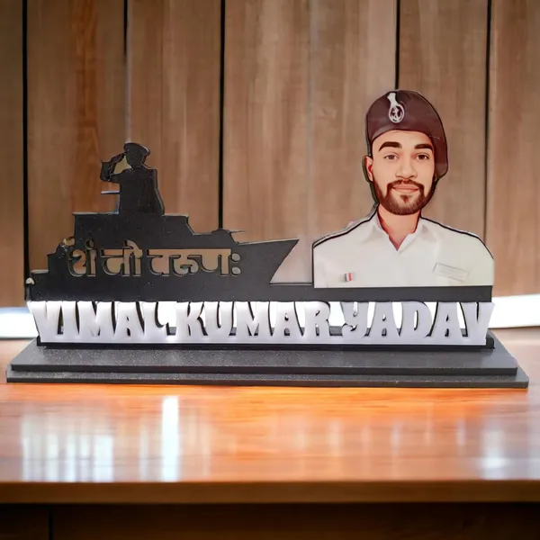Personalized_Indian_Army_2D_Photo_Caricature_Standee_with_Custom_Name_|_Double_Layer_Laminated_MDF_Wooden_Showpiece_|_Glossy_Finish_Military_Gift_for_Men_&_Women