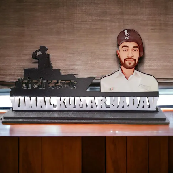 Personalized_Indian_Army_2D_Photo_Caricature_Standee_with_Custom_Name_|_Double_Layer_Laminated_MDF_Wooden_Showpiece_|_Glossy_Finish_Military_Gift_for_Men_&_Women