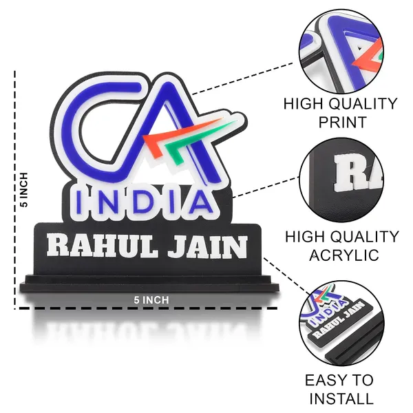 Personalized_CA_India_Logo_Nameplate_|_Custom_2D_MDF_Caricature-Style_Desk_Stand_with_Acrylic_Name_|_Glossy_Double-Layer_Laminated_MDF_|_Professional_Gift_for_Men_&_Women