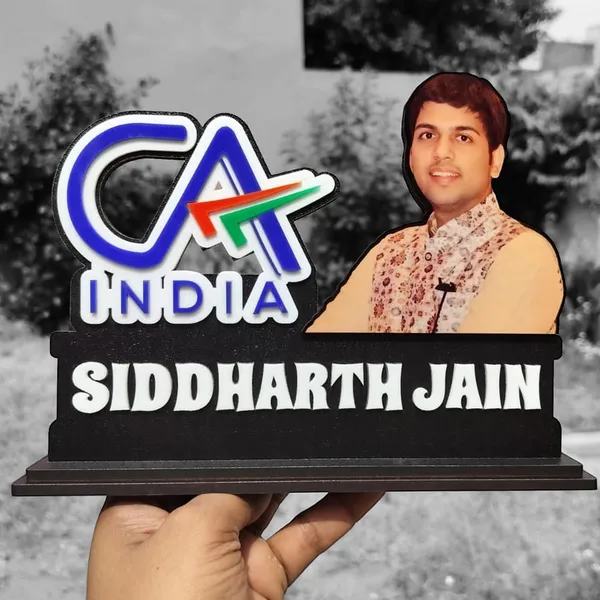 Personalized_8_x_5_Inch_Custom_Professional_Name_Plate_with_Photo_&_Acrylic_Logo_|_CA_Chartered_Accountant_Desk_Nameplate_|_Double_Wood_Laminated_MDF_with_Glossy_Finish_|_Customized_Office_Desk_Sign_for_Any_Profession_|_Premium_Corporate_Gift