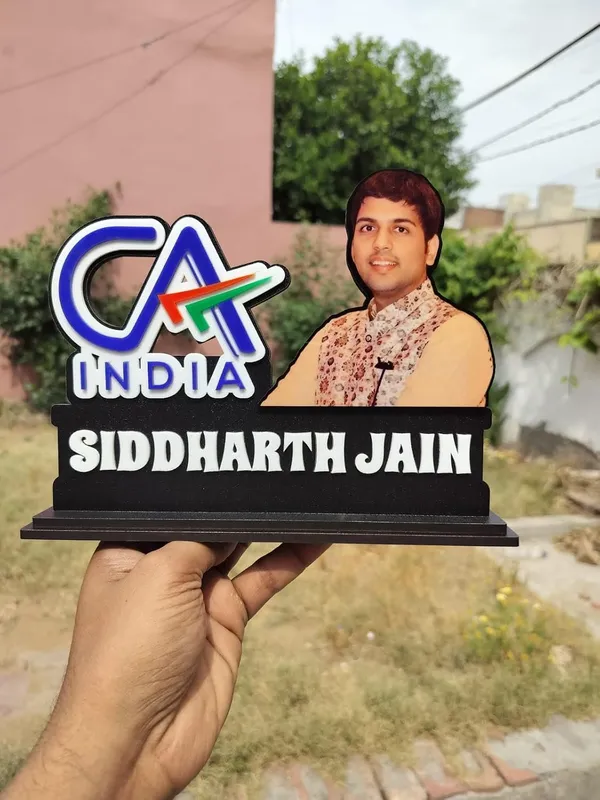 Personalized_8_x_5_Inch_Custom_Professional_Name_Plate_with_Photo_&_Acrylic_Logo_|_CA_Chartered_Accountant_Desk_Nameplate_|_Double_Wood_Laminated_MDF_with_Glossy_Finish_|_Customized_Office_Desk_Sign_for_Any_Profession_|_Premium_Corporate_Gift