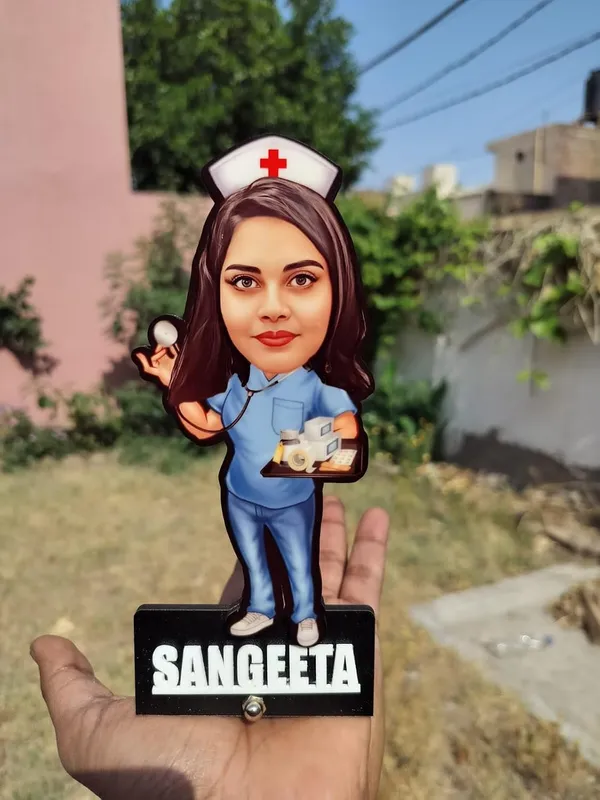 Personalized_7_Inch_Nurse_Caricature_Standee_with_Custom_Name_|_Male_&_Female_Nurse_in_Medical_Uniform_|_Double_Wood_Laminated_MDF_with_Acrylic_Lettering_&_Stand_|_Unique_Gift_for_Nurses,_Nursing_Students_&_Healthcare_Professionals