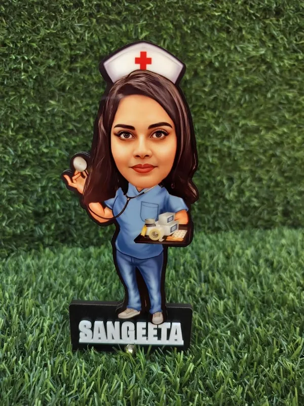 Personalized_7_Inch_Nurse_Caricature_Standee_with_Custom_Name_|_Male_&_Female_Nurse_in_Medical_Uniform_|_Double_Wood_Laminated_MDF_with_Acrylic_Lettering_&_Stand_|_Unique_Gift_for_Nurses,_Nursing_Students_&_Healthcare_Professionals