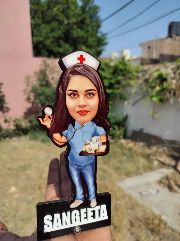 Personalized_7_Inch_Nurse_Caricature_Standee_with_Custom_Name_|_Male_&_Female_Nurse_in_Medical_Uniform_|_Double_Wood_Laminated_MDF_with_Acrylic_Lettering_&_Stand_|_Unique_Gift_for_Nurses,_Nursing_Students_&_Healthcare_Professionals