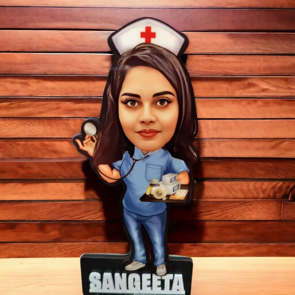 Personalized_7_Inch_Nurse_Caricature_Standee_with_Custom_Name_|_Male_&_Female_Nurse_in_Medical_Uniform_|_Double_Wood_Laminated_MDF_with_Acrylic_Lettering_&_Stand_|_Unique_Gift_for_Nurses,_Nursing_Students_&_Healthcare_Professionals