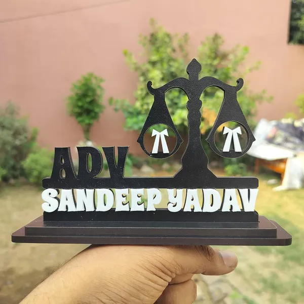 Personalized_Advocate_Name_Plate_for_Lawyers_&_Legal_Professionals_|_Black_Wooden_MDF_Desk_Name_Plate_with_White_Acrylic_Letters,_Justice_Scale_Design,_6.5_x_4.5_Inch_Tabletop_Name_Sign_with_Stand