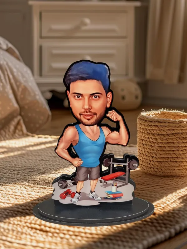Personalized_Gym_Caricature_Stand_with_Name_|_Custom_2D_Fitness_Trainer_&_Bodybuilder_Gift_|_Double-Layer_Laminated_MDF_with_Glossy_Finish_|_Gift_for_Men_&_Women