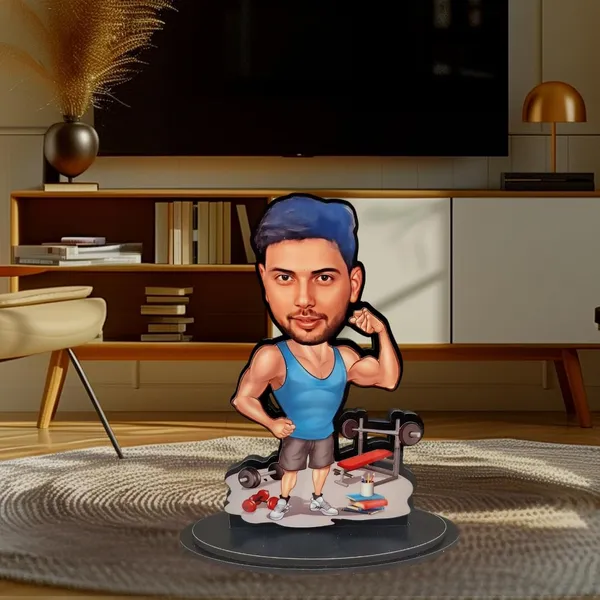 Personalized_Gym_Caricature_Stand_with_Name_|_Custom_2D_Fitness_Trainer_&_Bodybuilder_Gift_|_Double-Layer_Laminated_MDF_with_Glossy_Finish_|_Gift_for_Men_&_Women
