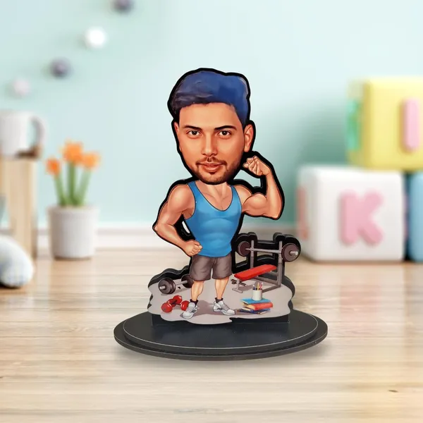 Personalized_Gym_Caricature_Stand_with_Name_|_Custom_2D_Fitness_Trainer_&_Bodybuilder_Gift_|_Double-Layer_Laminated_MDF_with_Glossy_Finish_|_Gift_for_Men_&_Women