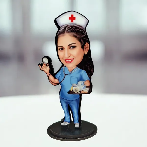Personalized_2D_Caricature_with_Stand,_7_Inch_Custom_Profession_Cutout_with_Acrylic_Name_Letters,_Glossy_Laminated_MDF_&_Double_Wood,_Nurse,_Doctor,_Engineer_&_Any_Profession_Gift_for_Men_and_Women