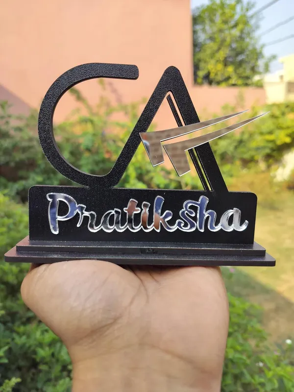 Customized_7_Inch_CA_Logo_Name_Plate_Stand_for_Any_Profession_|_Personalized_Acrylic_Name_Showpiece_|_Double_Layer_Laminated_MDF_with_Glossy_Finish_|_Custom_Desk_Décor_Gift_for_Men_&_Women