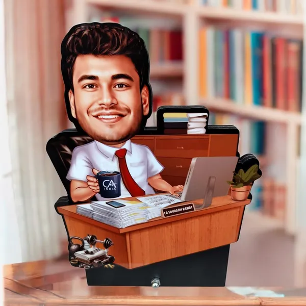 Personalized_CA_Accountant_Caricature_Gift_|_Custom_Profession_Cartoon_Figurine_with_Name_Plate_|_7_Inch_Double_Wood_Laminated_MDF_Table_Decor_with_Stand_|_Gift_for_Men_&_Women