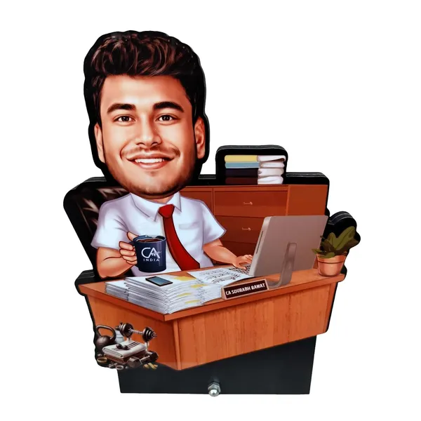 Personalized_CA_Accountant_Caricature_Gift_|_Custom_Profession_Cartoon_Figurine_with_Name_Plate_|_7_Inch_Double_Wood_Laminated_MDF_Table_Decor_with_Stand_|_Gift_for_Men_&_Women