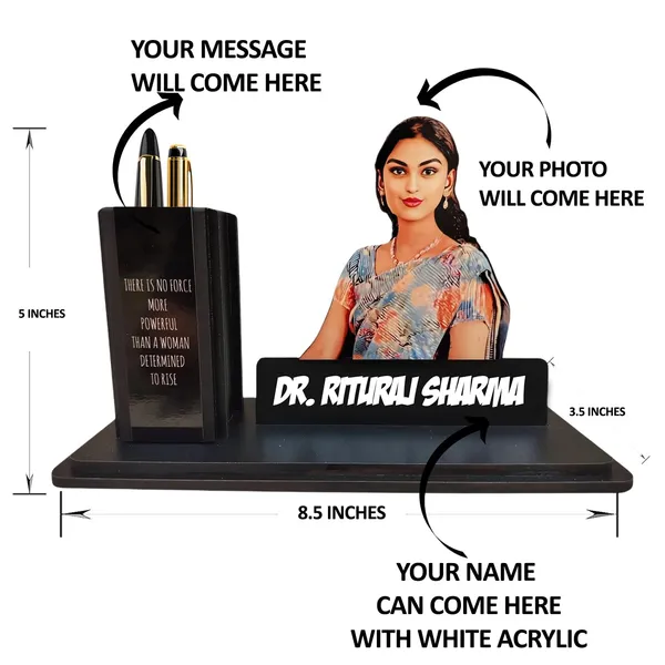 Personalized_Caricature_Pen_Stand_with_Custom_Photo_&_Name_Plate_|_7_Inch_Double-Layer_Laminated_MDF_Desk_Organizer_|_Custom_Profession_Gift_for_Men_&_Women