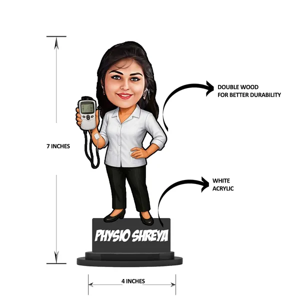 Customized_2D_Wooden_Profession_Caricature_with_Personalized_Acrylic_Name,_Laminated_MDF_Base_&_Stand_–_7_Inch_Custom_Gift_for_Men_&_Women