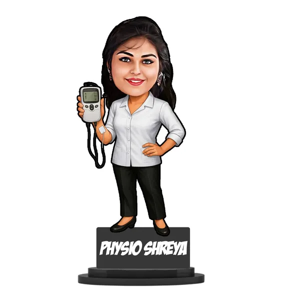 Customized_2D_Wooden_Profession_Caricature_with_Personalized_Acrylic_Name,_Laminated_MDF_Base_&_Stand_–_7_Inch_Custom_Gift_for_Men_&_Women