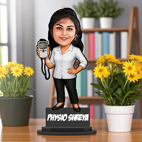 Customized_2D_Wooden_Profession_Caricature_with_Personalized_Acrylic_Name,_Laminated_MDF_Base_&_Stand_–_7_Inch_Custom_Gift_for_Men_&_Women