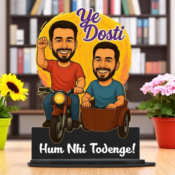 Personalized_Best_Friends_Caricature_Cutout_with_Custom_Name_|_Ye_Dosti_Friendship_Gift_for_Men_&_Women_|_Custom_2D_MDF_Photo_Caricature_with_Stand_|_Glossy_Double-Layer_Laminated_MDF