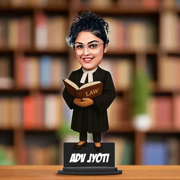 Personalized_7_Inch_Lawyer_Caricature_with_Stand_for_Any_Profession_|_Custom_Photo_Cartoon_Figurine_with_Acrylic_Name_Letters_|_Double-Layer_Laminated_MDF_Wood_Glossy_Finish_|_Unique_Gift_for_Men_&_Women,_Advocates_&_Legal_Professionals