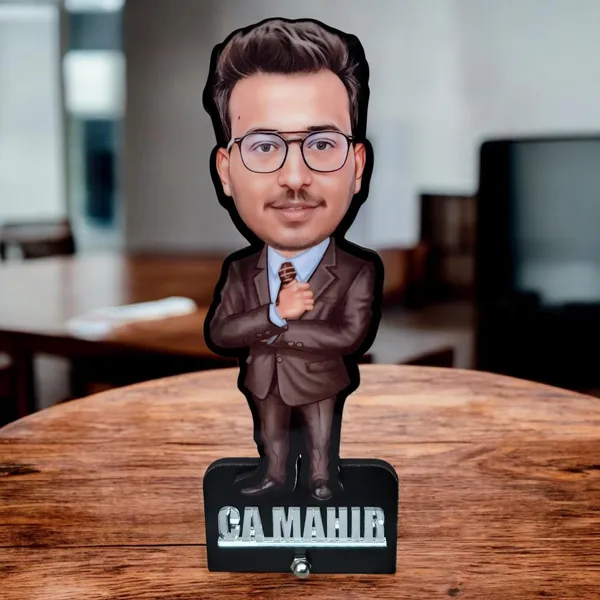 Personalized_3D_Caricature_Stand_with_Name_|_Custom_Profession_Figurine_from_Single_Photo_|_Double-Layer_Wooden_Stand_with_Laminated_MDF_Base_&_Acrylic_Letters_|_Glossy_Finish_|_Gift_for_Men_&_Women