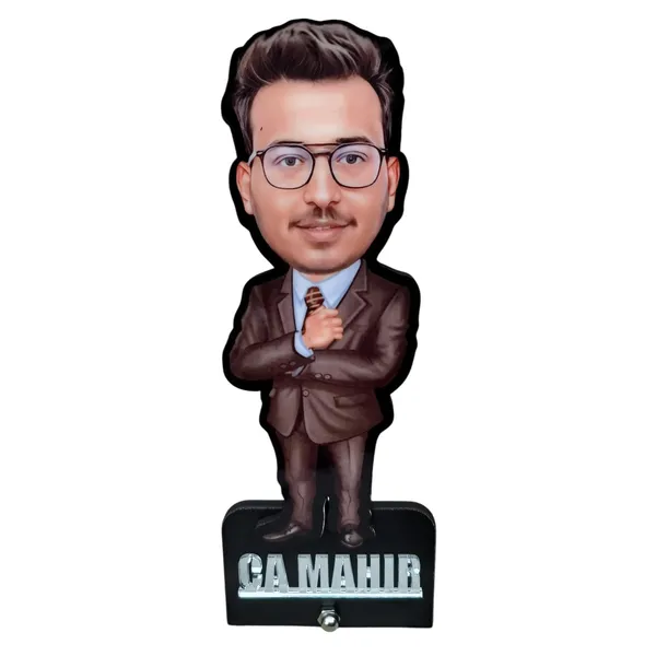 Personalized_3D_Caricature_Stand_with_Name_|_Custom_Profession_Figurine_from_Single_Photo_|_Double-Layer_Wooden_Stand_with_Laminated_MDF_Base_&_Acrylic_Letters_|_Glossy_Finish_|_Gift_for_Men_&_Women