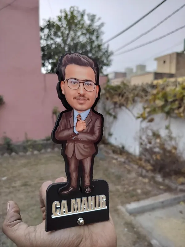 7_Inch_Personalized_3D_Caricature_with_Acrylic_Name_|_Custom_Formal_Coat_Pant_Suit_Bobblehead_for_Men_&_Women_|_Double_Layer_Laminated_MDF_with_Stand_|_Gift_for_Any_Profession