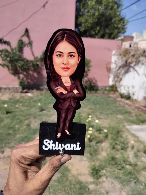 Personalized_Corporate_Caricature_with_Stand,_7_Inch_Custom_Profession_Figurine_with_Acrylic_Name_Letters,_Glossy_Laminated_MDF_&_Double_Wood,_Unique_Office_Gift_for_Boss,_Colleagues,_Employees,_Men_&_Women