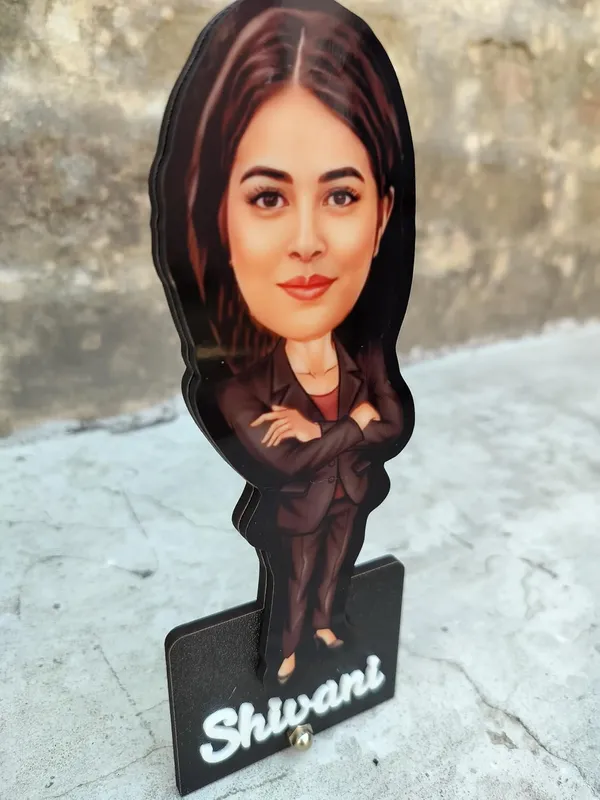 Personalized_Corporate_Caricature_with_Stand,_7_Inch_Custom_Profession_Figurine_with_Acrylic_Name_Letters,_Glossy_Laminated_MDF_&_Double_Wood,_Unique_Office_Gift_for_Boss,_Colleagues,_Employees,_Men_&_Women