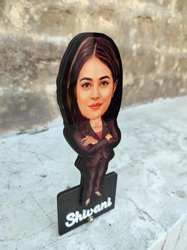 Personalized_Corporate_Caricature_with_Stand,_7_Inch_Custom_Profession_Figurine_with_Acrylic_Name_Letters,_Glossy_Laminated_MDF_&_Double_Wood,_Unique_Office_Gift_for_Boss,_Colleagues,_Employees,_Men_&_Women