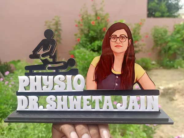 Personalized_Physiotherapist_Name_Plate_8_x_5_Inch_|_Custom_Doctor_Name_Sign_with_Photo_&_3D_Acrylic_Lettering_|_Professional_Desk_Nameplate_Gift_for_Men_&_Women