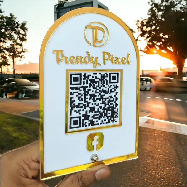Customized_QR_Code_Acrylic_Standee_6_x_4_Inch_|_Golden_Acrylic_Social_Media_QR_Code_Display_|_Personalized_Business_Branding_Sign_for_Shops,_Cafes_&_Offices