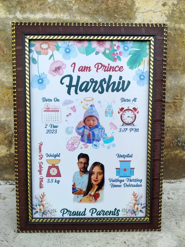 Personalized_Baby_Birth_Details_Photo_Frame_Gift_|_Custom_Newborn_Name_Frame_with_Birth_Date,_Time,_Weight_&_Parents_Photo_|_Laminated_MDF_Wooden_Frame_for_Baby_Boy_&_Girl