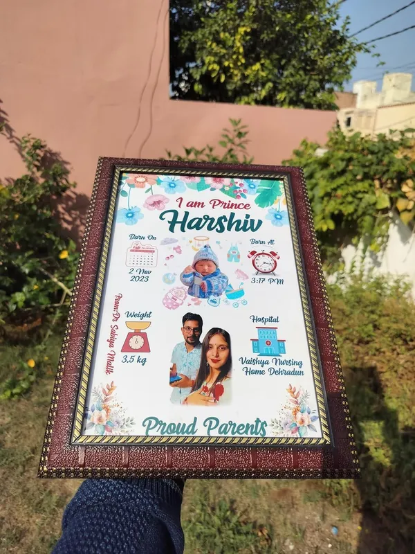 Personalized_Baby_Birth_Details_Photo_Frame_Gift_|_Custom_Newborn_Name_Frame_with_Birth_Date,_Time,_Weight_&_Parents_Photo_|_Laminated_MDF_Wooden_Frame_for_Baby_Boy_&_Girl