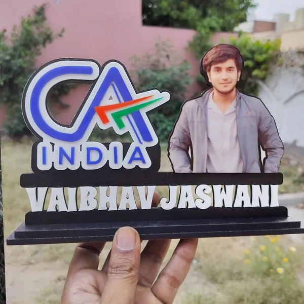 Personalized_CA_India_Caricature_Name_Standee,_Custom_Chartered_Accountant_Gift_for_Men_&_Women,_2D_Laminated_MDF_Desk_Decor_with_Acrylic_Name,_Double_Layer_Glossy_Finish,_Professional_Gift