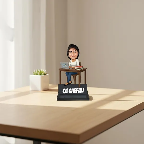 Customized_2D_Wooden_Caricature_with_Acrylic_Name_|_7_Inch_Personalized_Profession_Caricature_Standee_for_Men_&_Women_|_Glossy_MDF_Gift