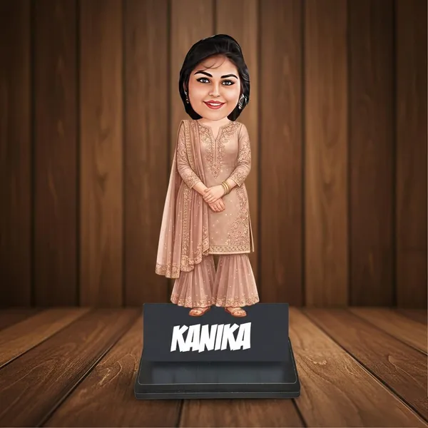 Personalized_Girl_Caricature_in_Suit_|_Custom_2D_Wooden_Photo_Cartoon_Standee_with_Acrylic_Name_|_7_Inch_Customized_Gift_for_Men_&_Women_|_Any_Profession