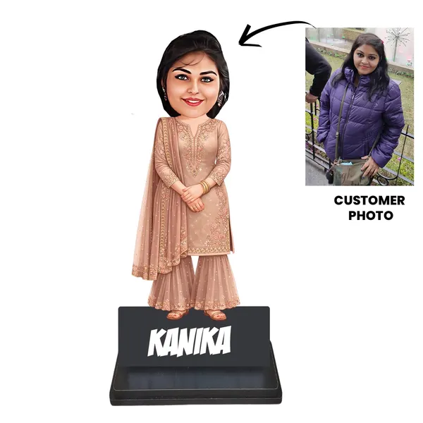 Personalized_Girl_Caricature_in_Suit_|_Custom_2D_Wooden_Photo_Cartoon_Standee_with_Acrylic_Name_|_7_Inch_Customized_Gift_for_Men_&_Women_|_Any_Profession