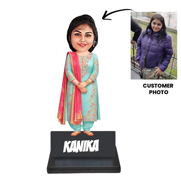Personalized_Girl_Caricature_in_Suit_|_Custom_2D_Wooden_Photo_Cartoon_Standee_with_Acrylic_Name_|_7_Inch_Customized_Gift_for_Men_&_Women_|_Any_Profession